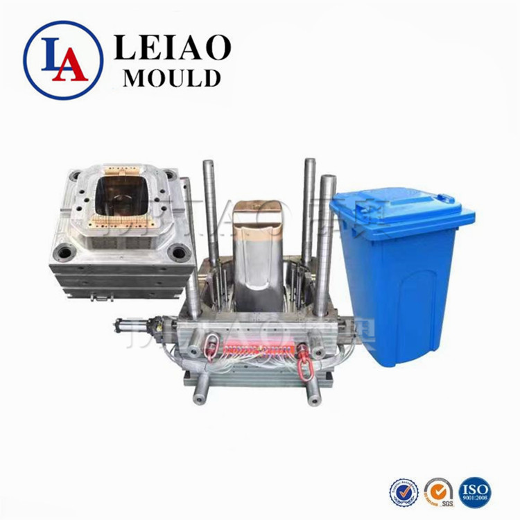 Poubelle à pédale en plastique 240L Moule à injection Ash-Bin Body Mould7